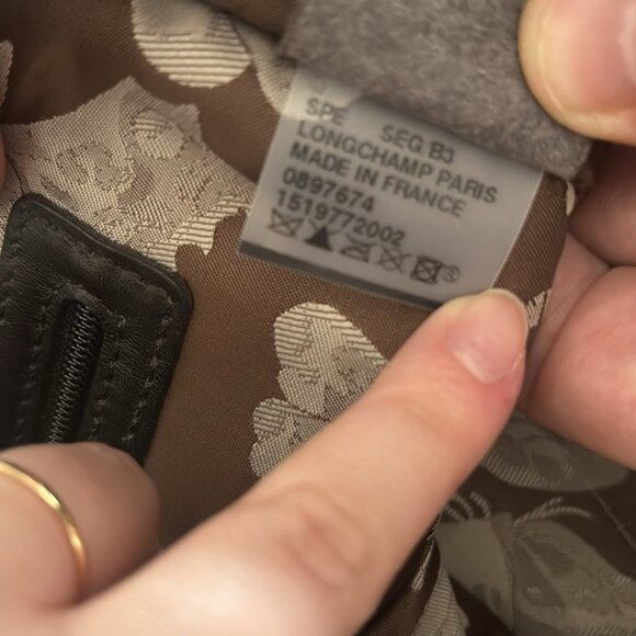 Longchamp Women’s Brown Leather Shoulder Bag - Picture 13 of 13